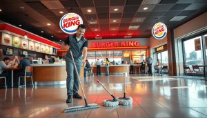 limpeza, higiene, organização, equipe, fast food