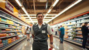 limpeza, higienização, supermercado, Mercadona, emprego